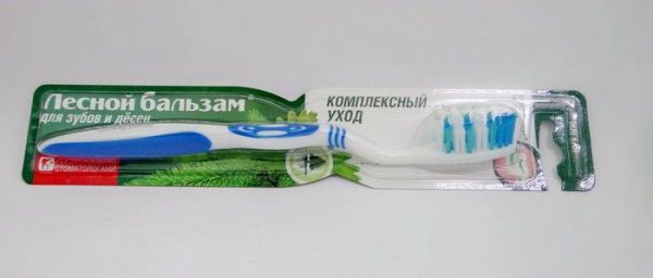 Зубная щетка ЛЕСНОЙ БАЛЬЗАМ Комплексный уход мягкая фотография