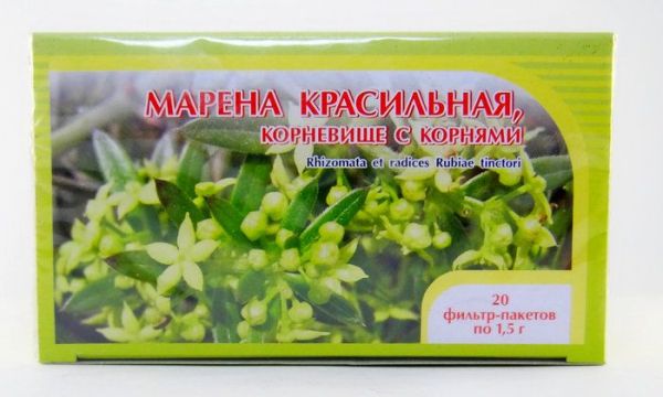 Марена красильная (корни), 20 пакетиков фотография