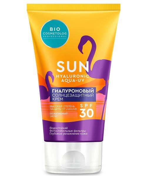 Изображение товара БиоКосметолог гиалуроновый солнцезащитный крем SPF 30 150мл БиоКосметолог гиалуроновый солнцезащитный крем SPF 30 150мл фотография