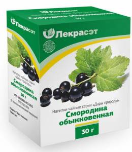 Смородина, лист, 30 г
